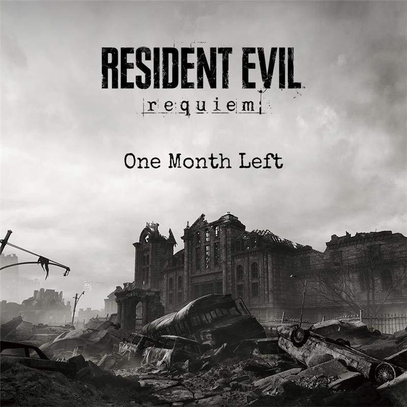 还有一个月!《生化危机:安魂曲》发布倒计时海报
