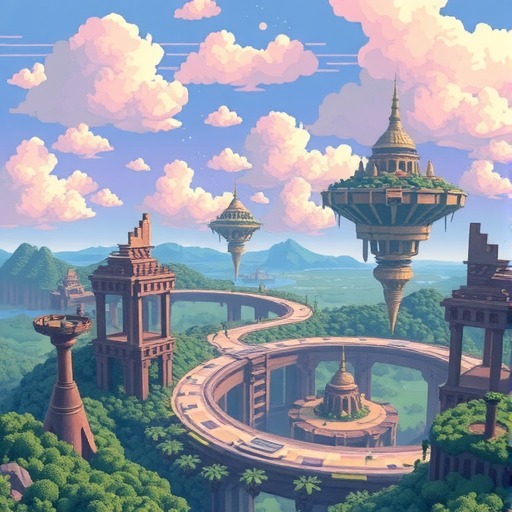 《云端掠影》抢先评测：不太像素的像素开放世界