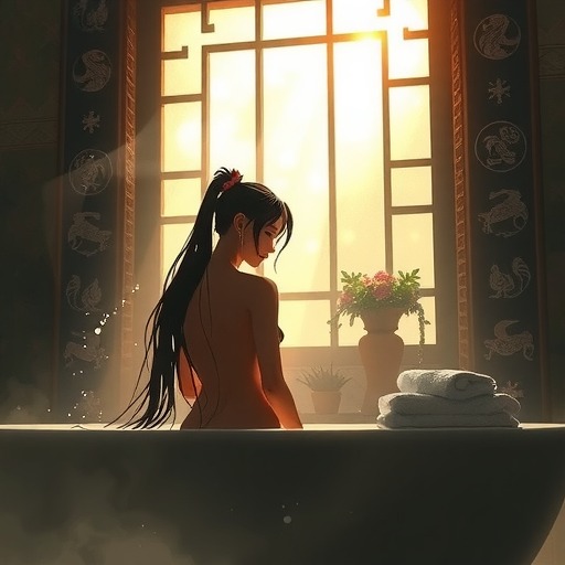 《黑神话：悟空》萍萍演员新美图：美人沐浴