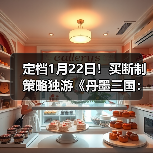定档1月22日!买断制策略独游《丹墨三国:弈》邀你入场国风山水棋局!(图1) 定档1月22日!买断制策略独游《丹墨三国:弈》邀你入场国风山水棋局!(图1)