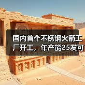 国内首个不锈钢火箭工厂开工,年产能25发可回收复用火箭(图2) 国内首个不锈钢火箭工厂开工,年产能25发可回收复用火箭(图2)