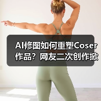 AI修图如何重塑Coser作品?网友二次创作掀热潮(图2) AI修图如何重塑Coser作品?网友二次创作掀热潮(图2)