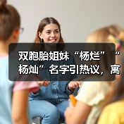 双胞胎姐妹“杨烂”“杨灿”名字引热议,寓意揭秘(图4) 双胞胎姐妹“杨烂”“杨灿”名字引热议,寓意揭秘(图4)