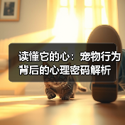 读懂它的心:宠物行为背后的心理密码解析(图1) 读懂它的心:宠物行为背后的心理密码解析(图1)