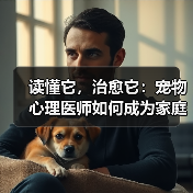 读懂它,治愈它:宠物心理医师如何成为家庭情绪健康的守护者(图4) 读懂它,治愈它:宠物心理医师如何成为家庭情绪健康的守护者(图4)