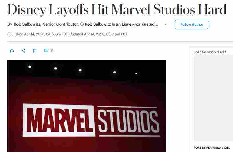 漫威启动大规模裁员 复联系列资深美术团队几乎全员被裁